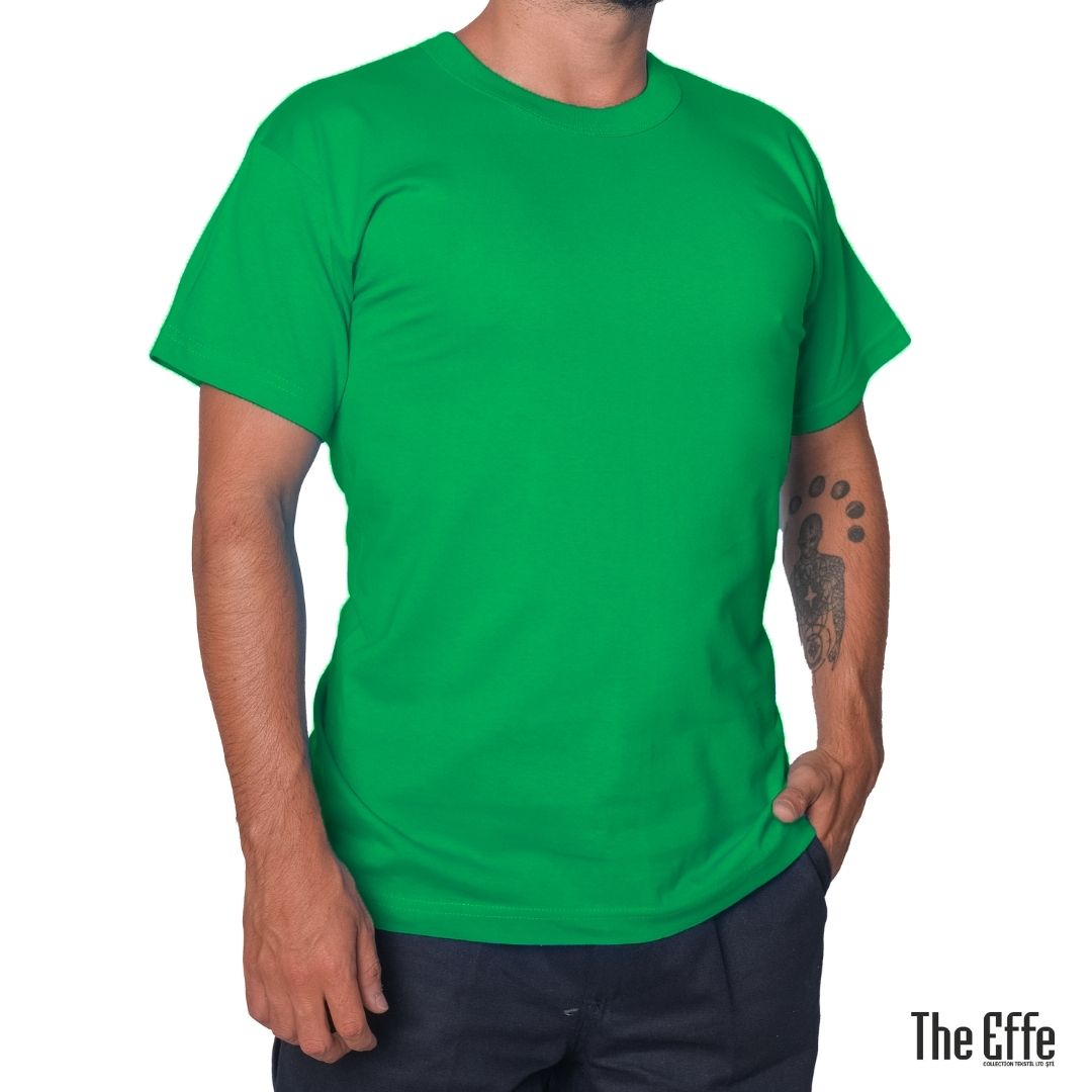 Sifir-Yaka-T-shirt-Yesil-Toptan-Company_5